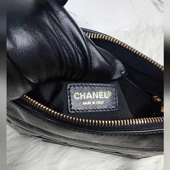 FULL SET Chanel Black Chocolate Bar Leather Bag - Picture 10 of 16